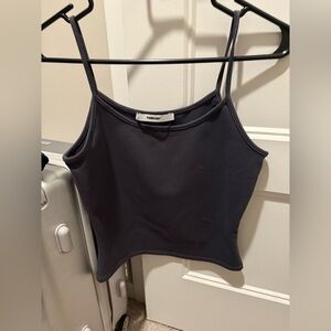 Women's tankair size medium navy blue tank top